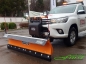 Mobile Preview: HILLTIP SnowStriker 2100-SP gerades Schneeschild in Orange an Toyota Hilux